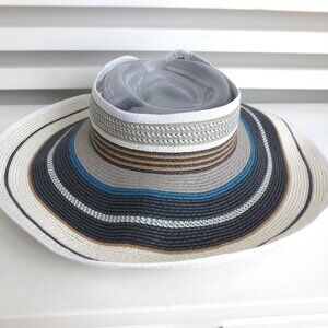 VINCE CAMUTO WOMEN'S Packable Visor Sun Protection Adjustable HAT